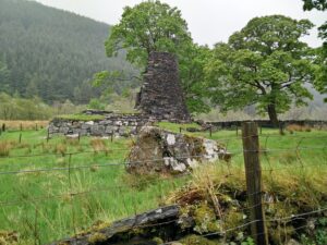 Überreste eines Broch, eines Rundhauses