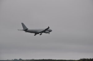 British Airforce - Landung eines Airfoce Flugzeuges