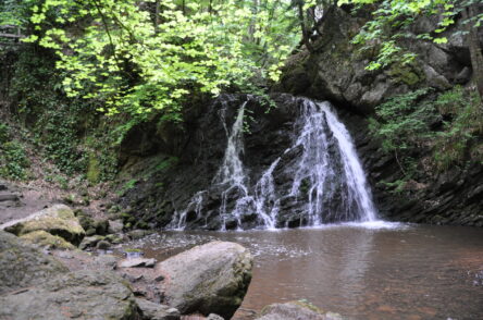 An dem kleinen Fluss, dem Feenfluss oder im Feental, je nachdem wie man Glen übersetzt, gibt es zwei Wasserfälle die sehr gut erreichbar sind. Nummer 1
