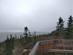 Blick von der Aussichtsplattform aufs Meer