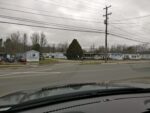 Trailerpark in einer Kleinstadt in New Brunswick