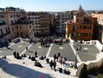 Plaza de España mit Blick die spanische Treppe hinunter.