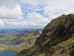 Oben rechts im Bild ist der Snowdon Gipfel