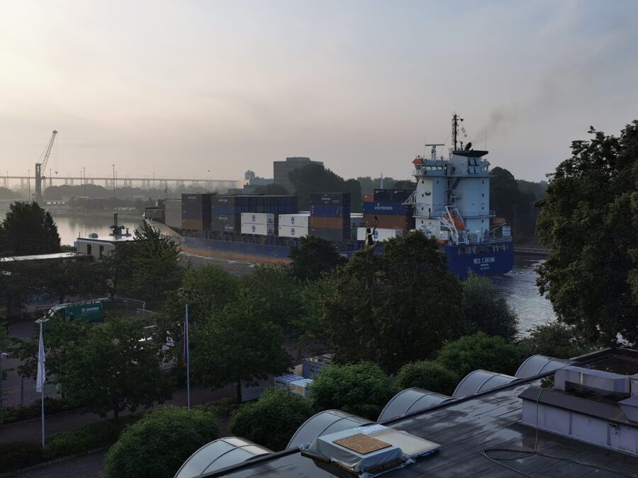 Nord-Ostsee-Kanal in Rendsburg