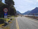 Zufahrt zum Dinorwig Wasserkraftwerk in Wales