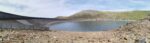 Panoramafoto des oberen Sees.