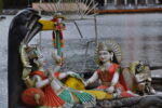 Hinduistische Statuen in Ganga Talao