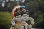 Hinduistische Statue in Ganga Talao
