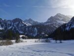 Winterlandschaft in Saanen am Lauener See