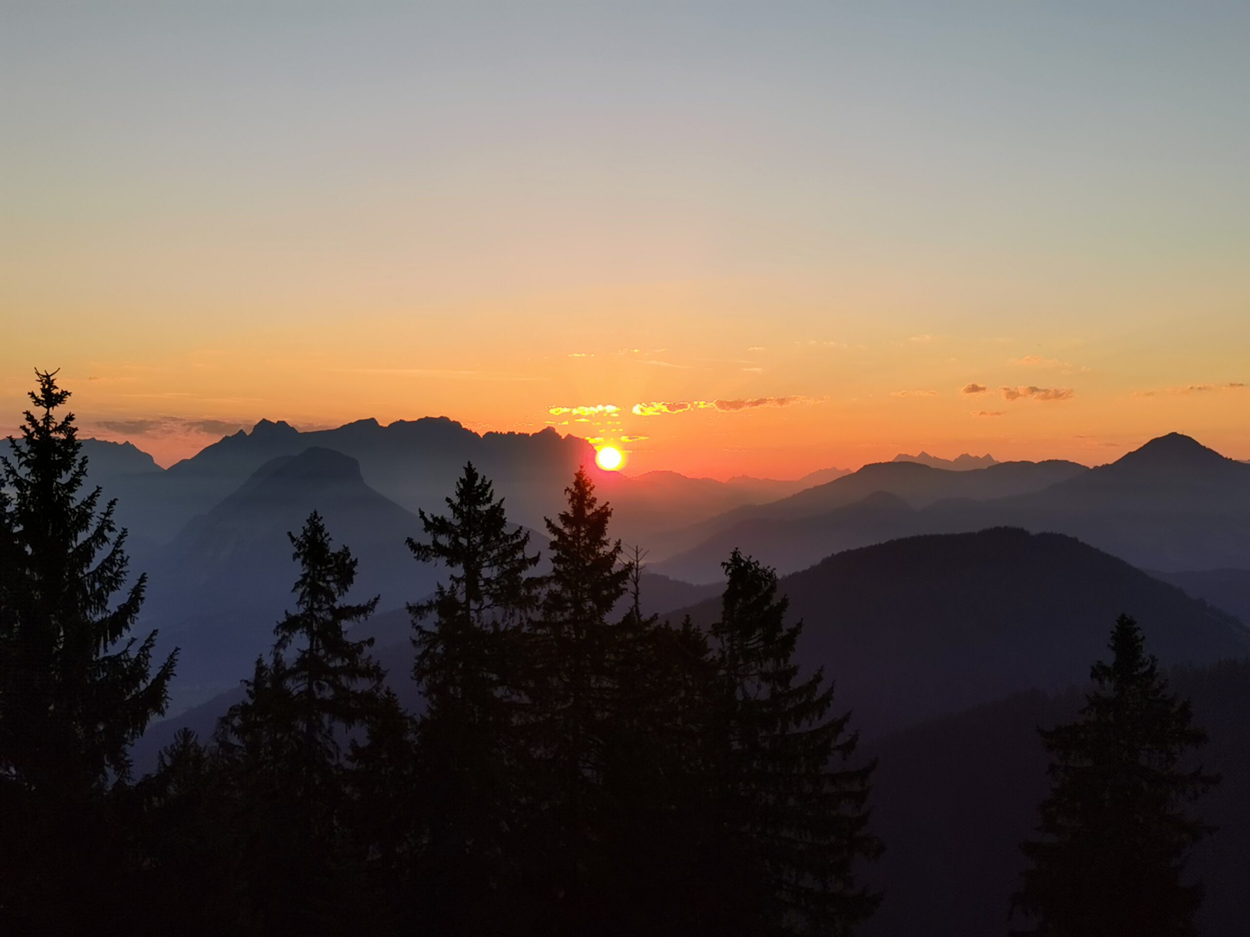Sonnenaufgang im Tirol