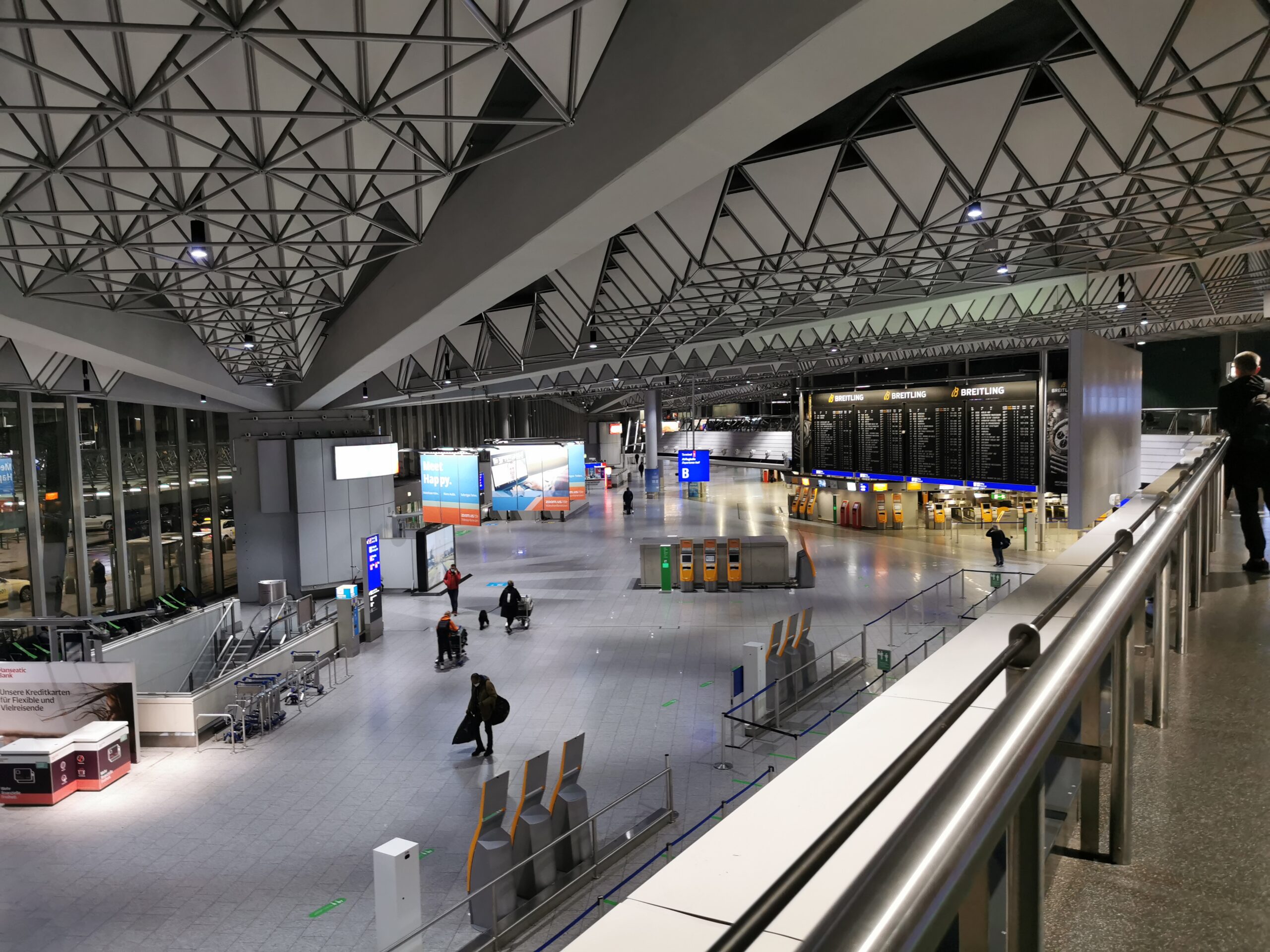 Flughafen Frankfurt während der Pandemie